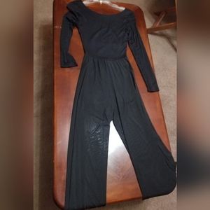 Jumpsuit w Sheer Pants S